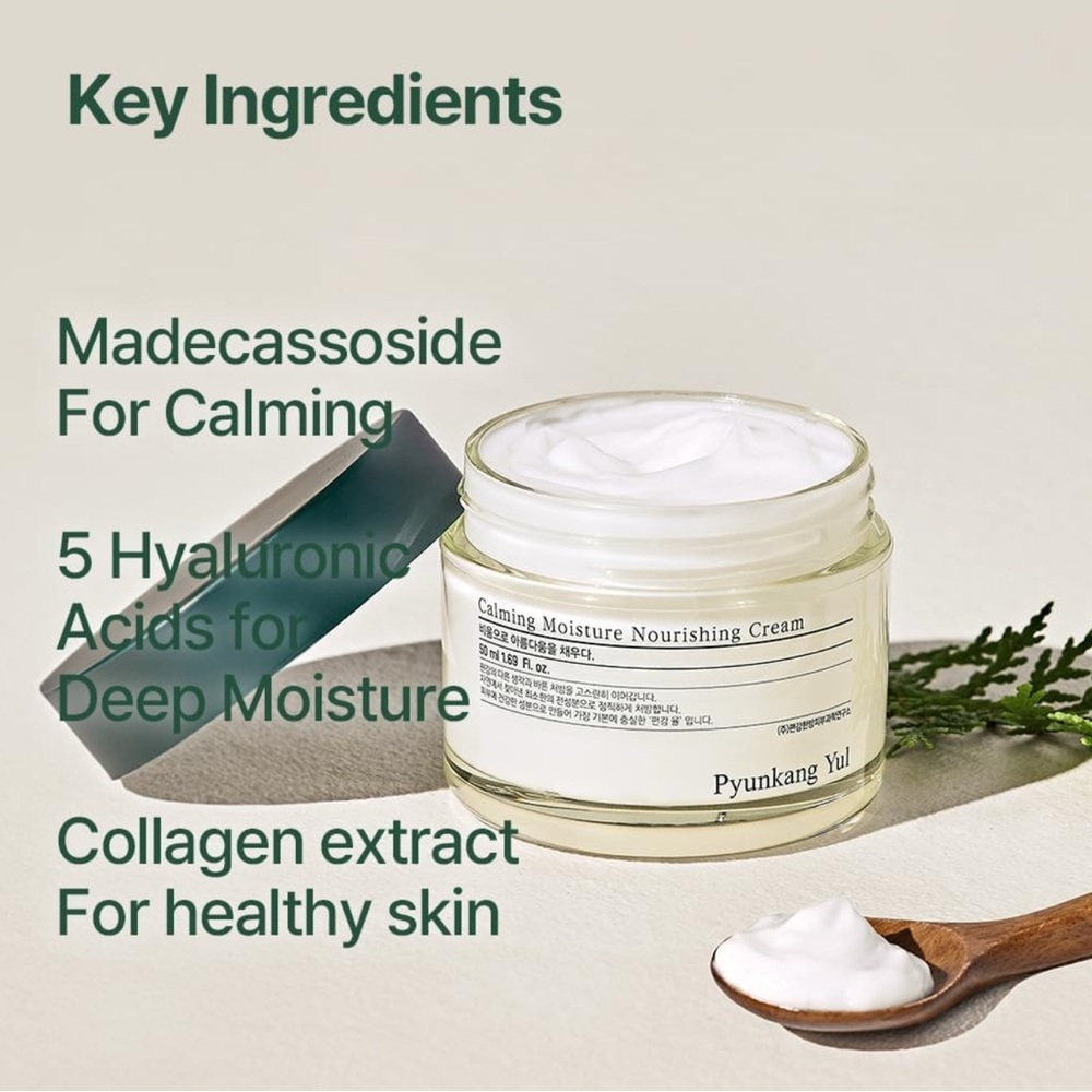 Pyunkang Yul Calming Moisture Nourishing Cream Korean Skincare 50ml/1.69 fl oz - Picture 7 of 8